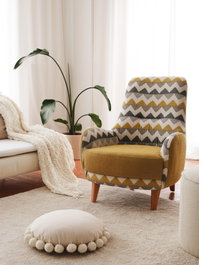 Atelier Del Sofa Zikzak - Yellow